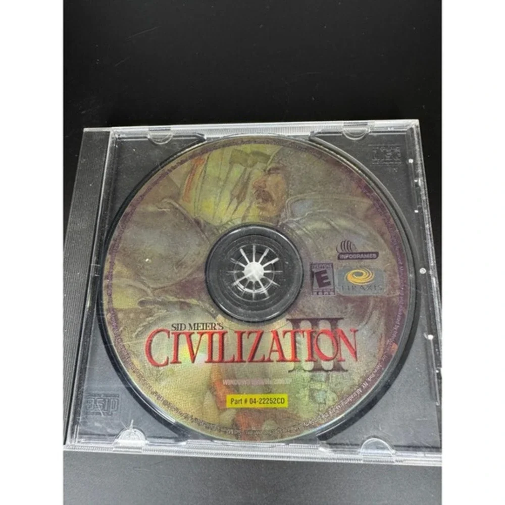 Sid Meiers Civilization III PC Game CD Instruction‎ Manual Infogrames